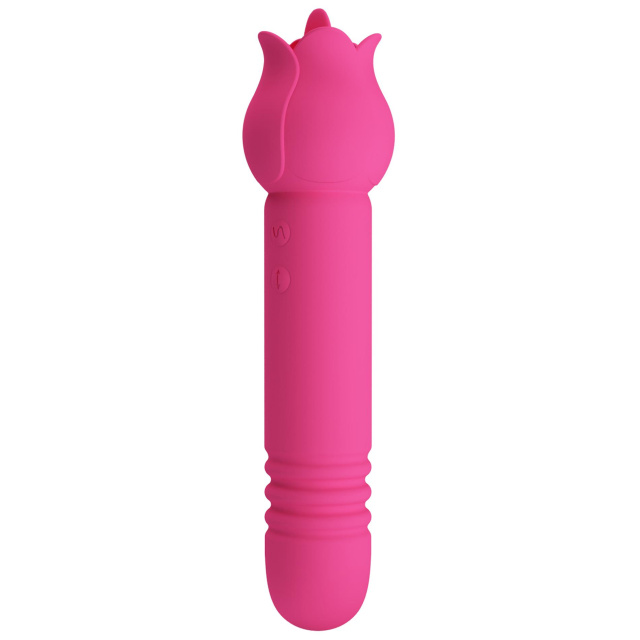 Вібратор Pretty Love Chaley Dual-End, 16.2 см (рожевий)