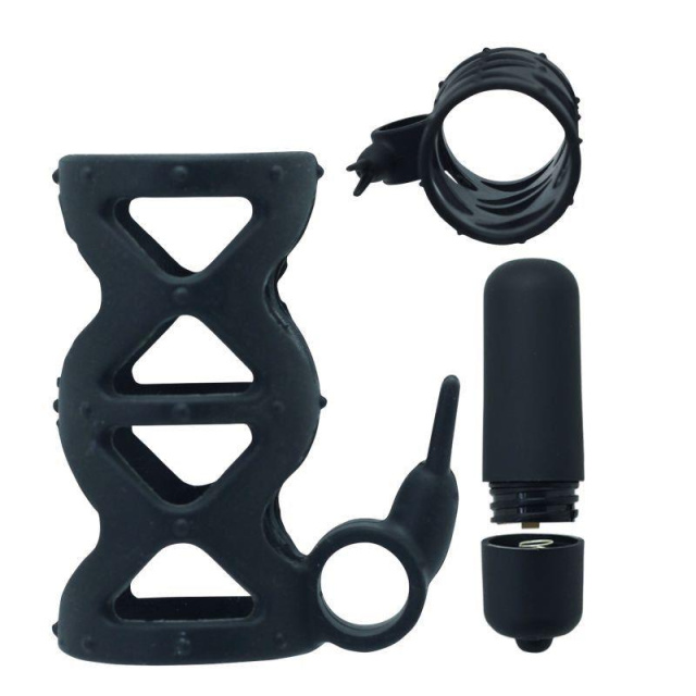 Toyz4lovers Timeless Slender - Pierścień wibracyjny, Czarny, 7.5 cm