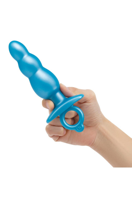 B-Vibe Butties - Korek analny, Niebieski, 14.3 cm