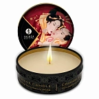 Масажна свічка Shunga Massage Candle полуничне вино, 30 мл