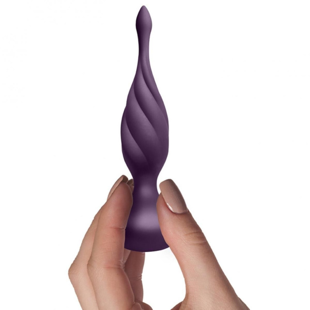 Korek analny z wibracją Rocks Off Petite Sensations Discover, 10,5 cm (fioletowy)