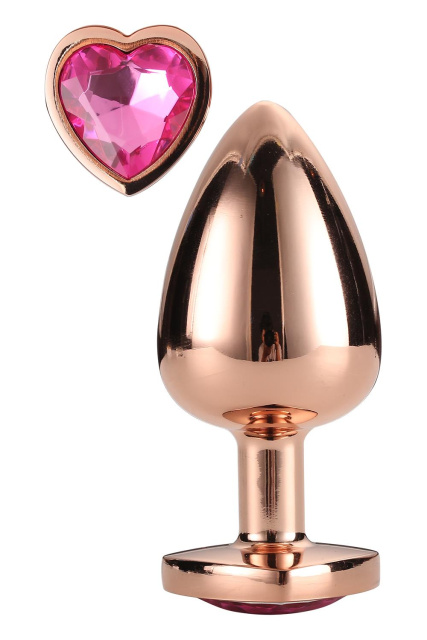 Dream Toys Gleaming Love Gold Plug - Korek analny, Złoto, 9.5 cm