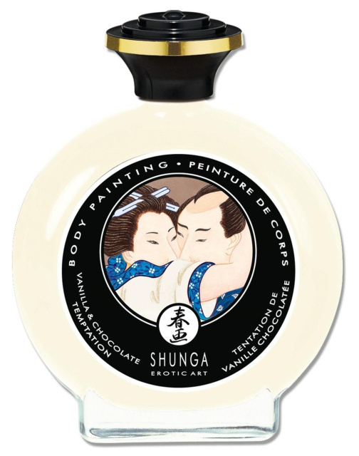Смачна фарба для тіла Shunga Erotic Body Painting ваніль, 100 мл