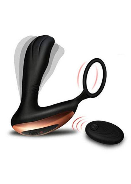 B - Series Magic Remote Control - Stymulator prostaty, Czarny, 12.7 cm