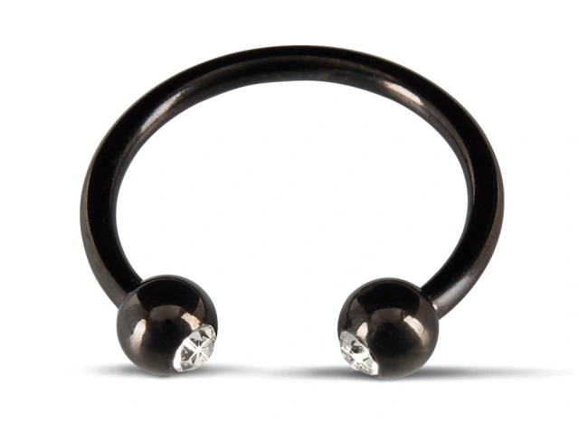 Эрекционное кольцо Rebel Glans Ring (черный)