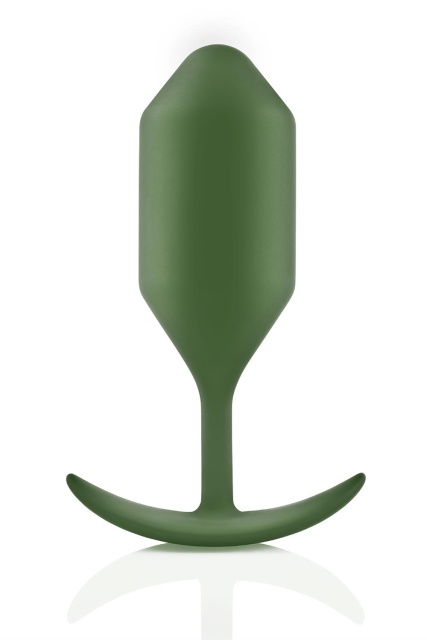 B-Vibe Snug Plug 4 - Korek analny, Zielony, 14 cm