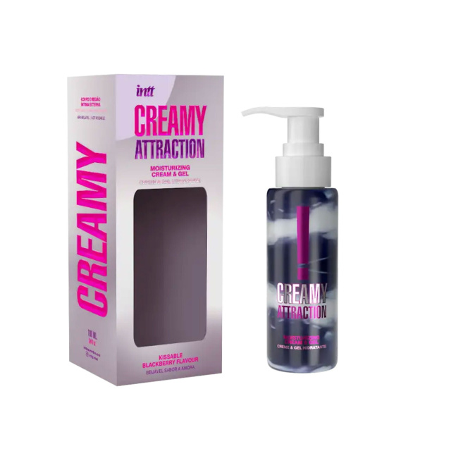 intt Creamy Attraction Blackberry - Żel sprej, 100 ml