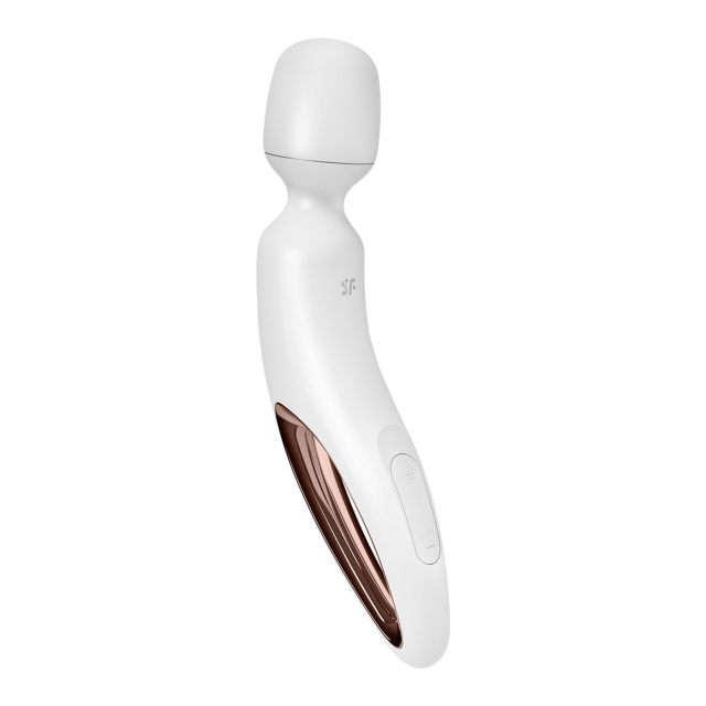 Вібромасажер Satisfyer Wand-erland, 30 см (білий)