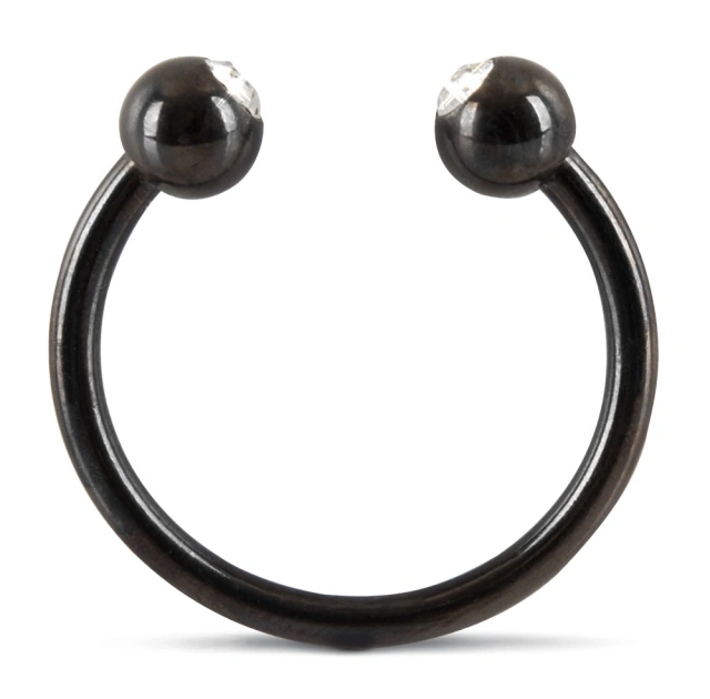 Эрекционное кольцо Rebel Glans Ring (черный)