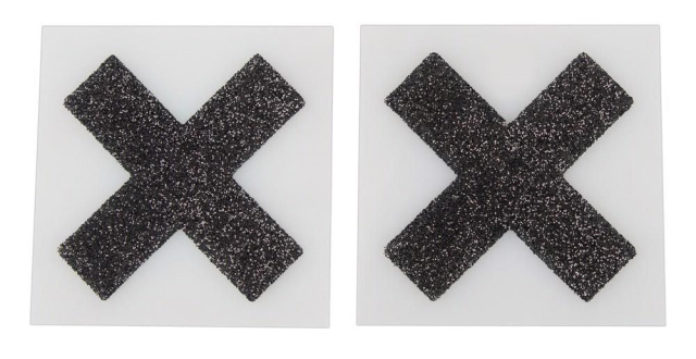 Наклейки на соски Cottelli Collection Nipple Sticker X (черный)