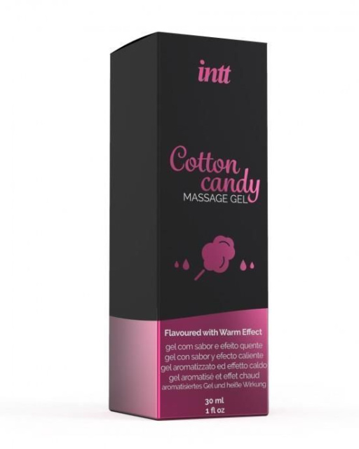Масажний гель Intt Cotton солодка вата, 30 мл