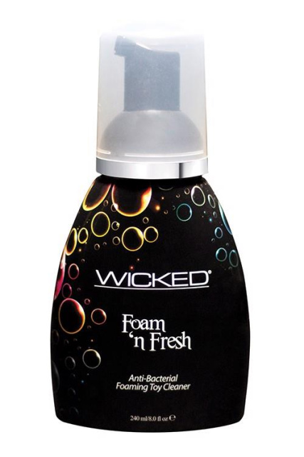 Wicked Sensual Care Foam N Fresh - Środek do czyszczenia zabawek erotycznych, 240 ml
