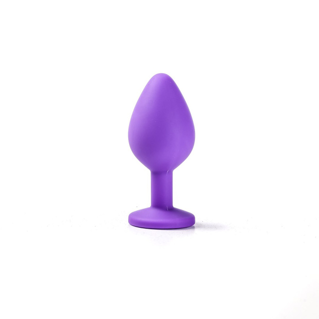 Simply Pleasure M - Korek analny, Czerwony, 8 cm, M