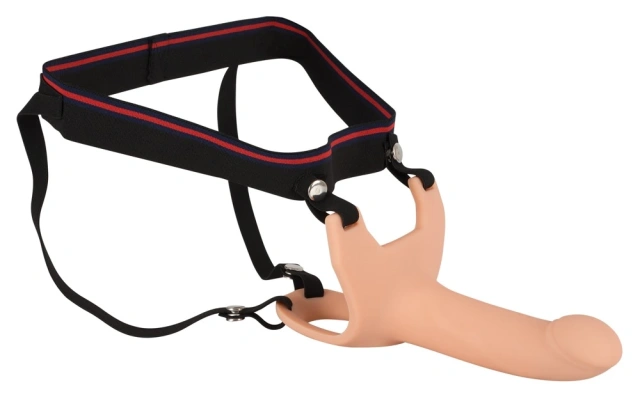 Страпон You2Toys Silicone Strap-on +5 cm medium, 16 см (телесный)
