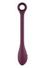 Вібратор Glam Bendable G-Spot Vibe, 22 см (бордовий)