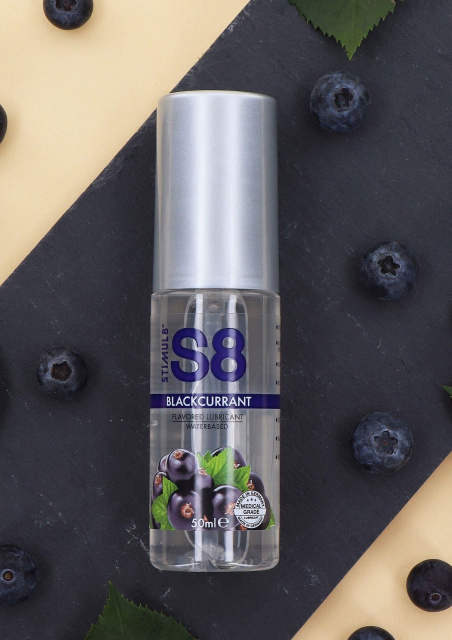 Лубрикант на водній основі Stimul8 Flavored Lube чорна смородина, 125 мл