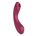 Bezdotykowy stymulator łechtaczki z wibracjami Satisfyer Curvy Trinity 1 (bordowy)