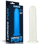 Фаллоимитатор неоновый Lumino Play Dildo, 21 см (синий)