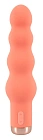 Вибратор Peachy Mini Beads, 16.5 см (оранжевый)