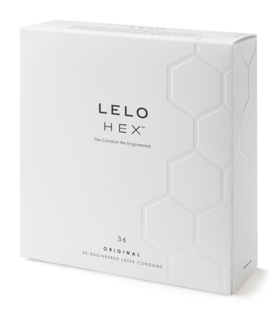 Lelo Hex Original - Prezerwatywy, Przezroczysty, 18 cm