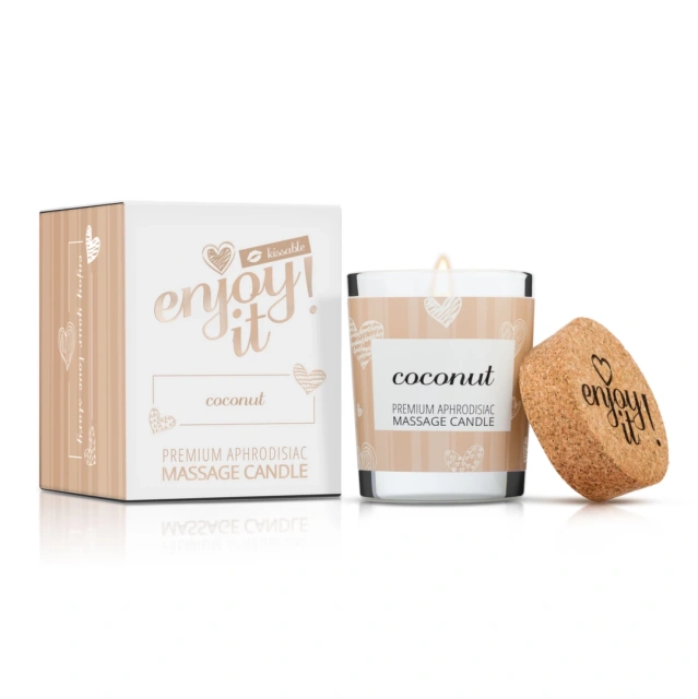 Масажна свічка Magnetifico Enjoy It! Coconut, 70 мл