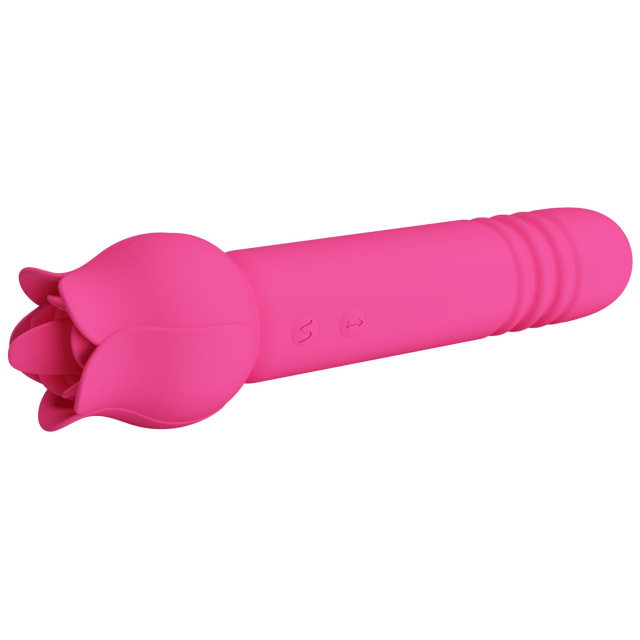Вібратор Pretty Love Chaley Dual-End, 16.2 см (рожевий)