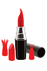 Wibrator łechtaczki Pleasures Lipstick, 11,2 cm (czerwony)