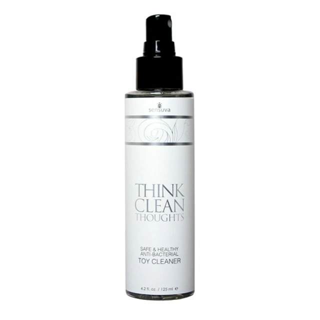 Środek do czyszczenia zabawek Sensuva Think Clean Thoughts, 125 ml