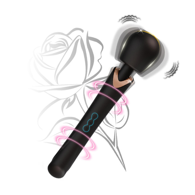 Вібратор B - Series Cute Perfect Wand, 30 см (чорний)