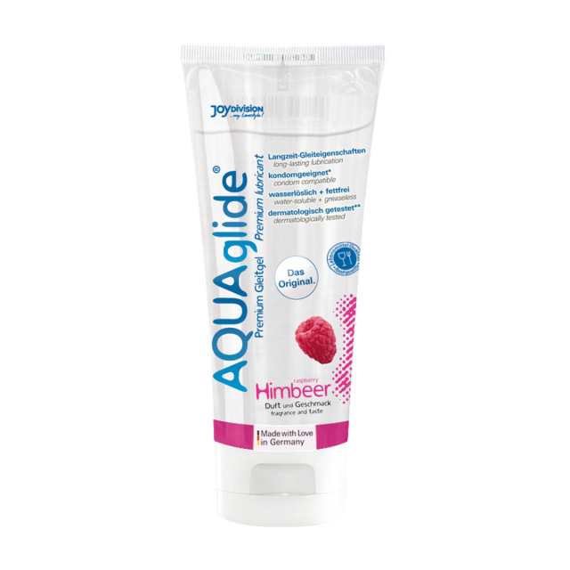 JoyDivision Aquaglide Raspberry - Żel, Malina, 100 ml