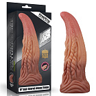 Фаллоимитатор Dual-Layered Silicone 10'' Nature Cock, 25 см (коричневый)