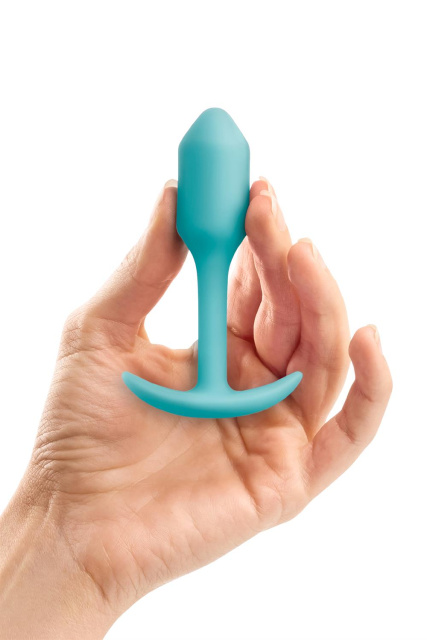B-Vibe Snug Plug 1 - Korek analny, Mięta, 8, 6 cm