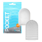 Мастурбатор Tenga  Pocket Wave Line (белый)