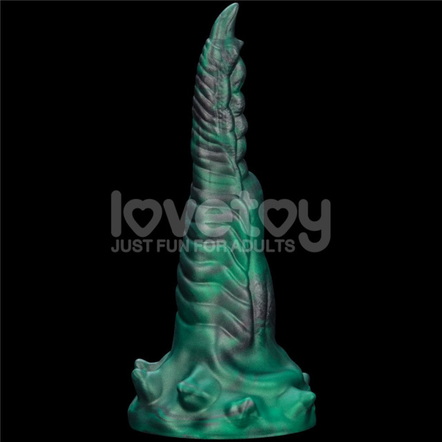 Вібратор Double-Claw Savage Charm, 19.4 см (зелений)
