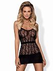 Эротическое платье Obsessive D605, S/M/L (черный)