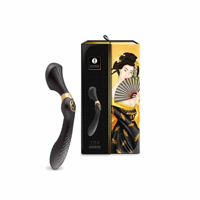 Вибратор Shunga Zoa, 26.5 см (черный)