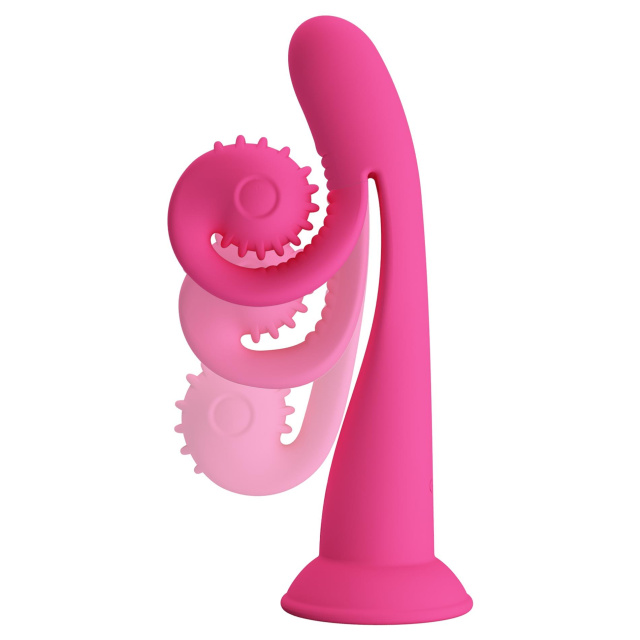 Вібратор Pretty Love Love Romance Selma Snail, 20 см (рожевий)