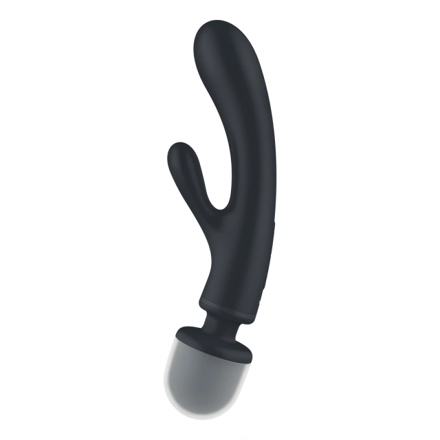 Вибратор Satisfyer Triple Lover, 24 см (серый)