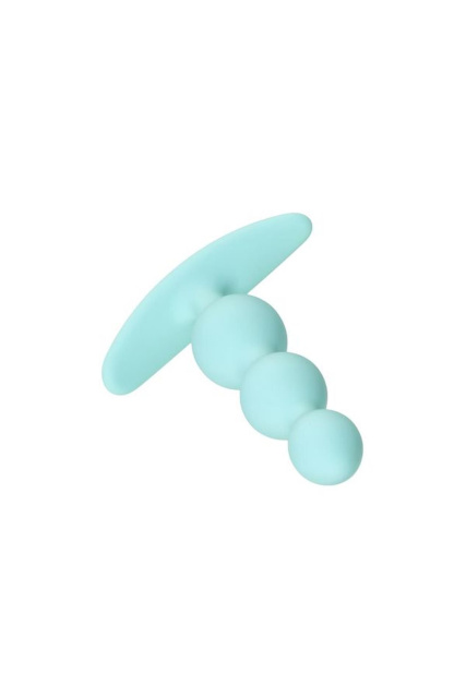 Korek analny ToDo by Toyfa Anal plug Triple, 10,5 cm (turkus)