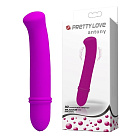 Вібратор для точки G Pretty Love Antony, 12 см (фіолетовий)
