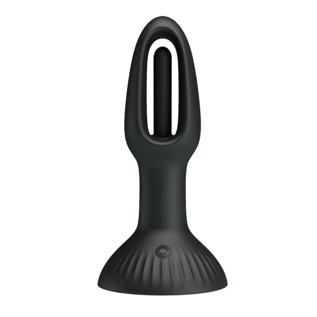 Анальна пробка Pretty Love Hubert, 13.9 см (чорний)
