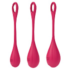 Набор вагинальных шариков Satisfyer Yoni Power 1, 3 шт (красный)