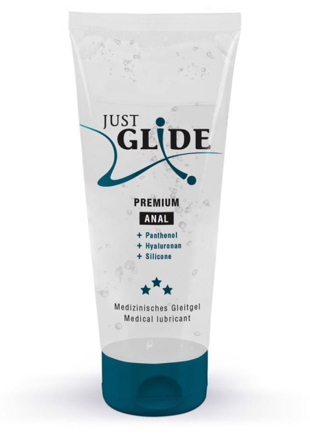 Just Glide Premium Anal - Hybrydowy lubrykant analny, 200 ml