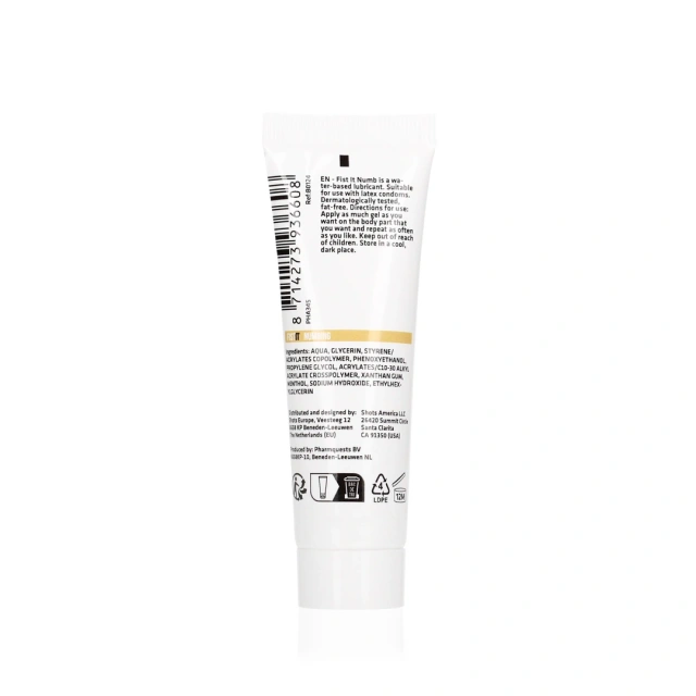 Fist It Numbing - Lubrykant na bazie wody, 25 ml