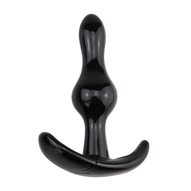 Power Escorts T-Plug 01 - Korek analny, Czarny, 8.5 cm