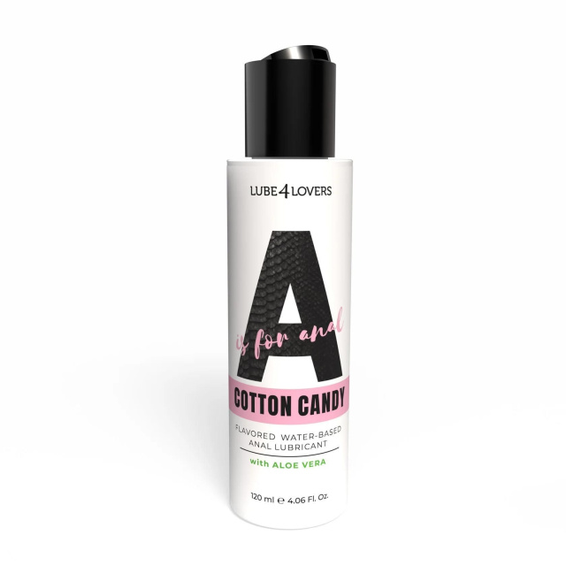 Lube4lovers A Is for A is for Anal Cotton Candy - Lubrykant analny, 120 ml