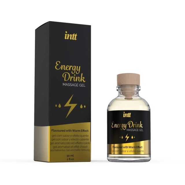 Зігрівальний масажний гель Intt Energy Drink, 30 мл