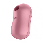 Вакуумный стимулятор клитора с вибрацией Satisfyer Cotton (розовый)