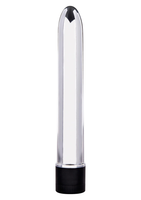Вібратор ToyJoy Retro Ultra Slimline, 17 см (сріблястий)