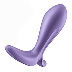 Анальна пробка з вібрацією Satisfyer Intensity Plug, 11,3 см (фіолетовий)